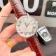 Perfect Replica Patek Philippe White Roman Dial Brown Leather Bracelet Automatic Watch (9)_th.jpg